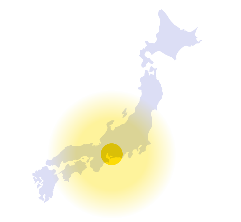 幅広い対応エリア